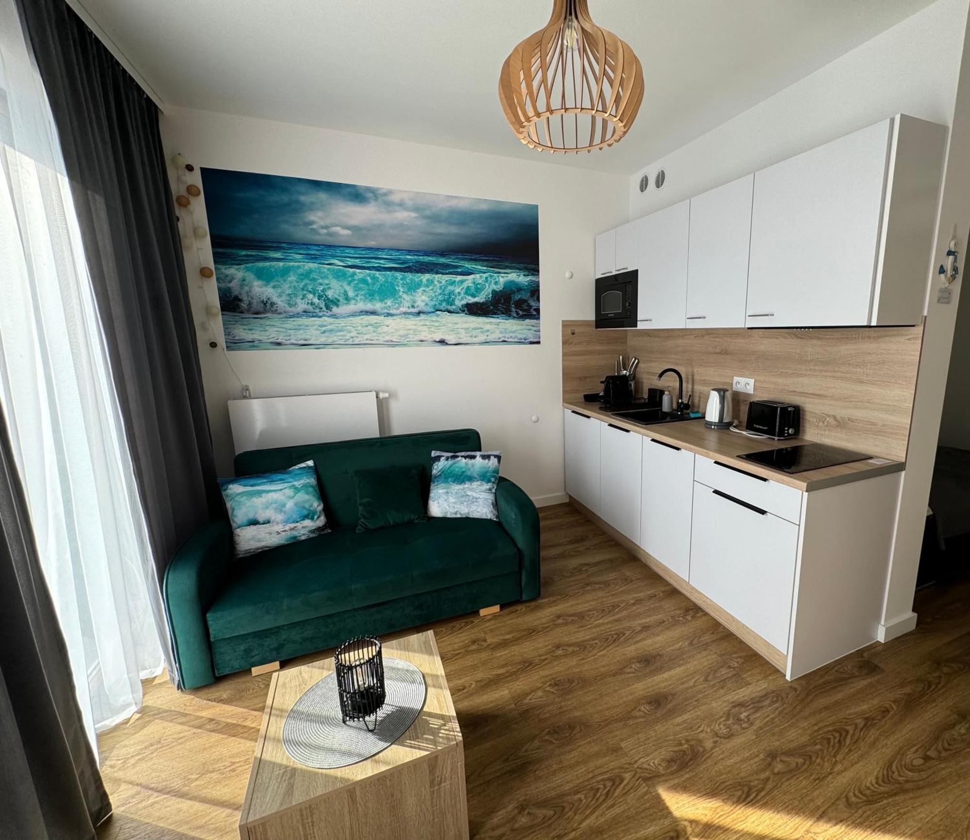 Klimatyzowany Apartament Blue , Sarbinowo Parking Basen 外观 照片