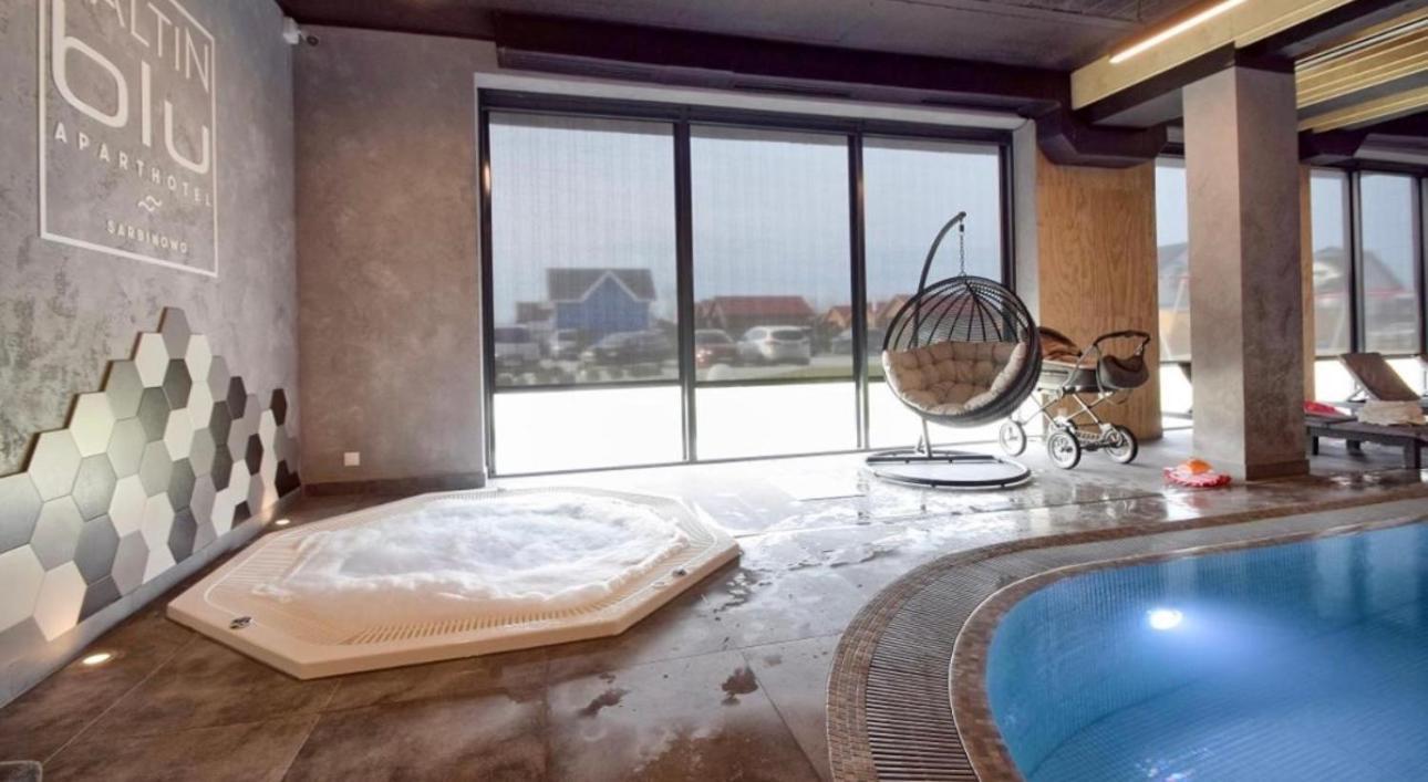 Klimatyzowany Apartament Blue , Sarbinowo Parking Basen 外观 照片